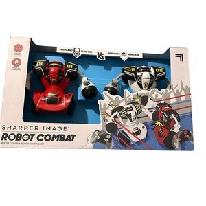 SHARPER IMAGE RC Robot Combat White & Red
2 Players
